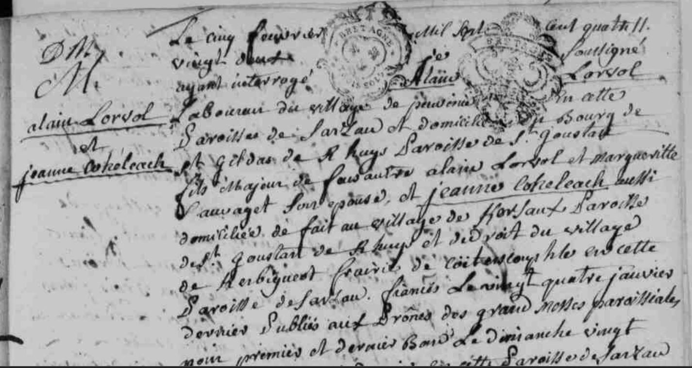 Mariage Alain Lorvol - Jeanne Cotreleach 1.jpg